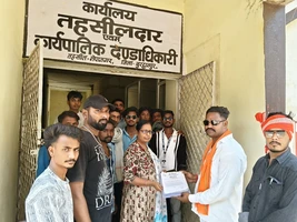 नेपानगर में गौ माता को राष्ट्रीय गौ माता का दर्जा देना एवं...