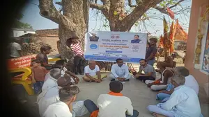 दमोह में जल गंगा अभियान के तहत कोटखेड़ा में जल चौपाल आयोजित