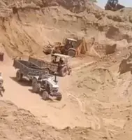 सोन घड़ियाल वन विभाग की कार्यवाही के पश्चात भी बालू अवैध उत्खनन के नहीं रूप रहे पहिए 