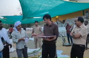 *कलेक्टर ने कदारी उपार्जन केन्द्र का किया निरीक्षण*  