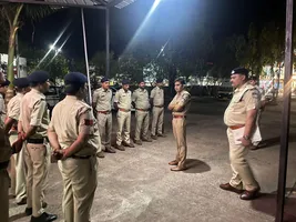  नरसिंहपुर पुलिस अधीक्षक श्री ऋषिकेश मीना का थाना गोटेगांव एवं ठेमी में औचक निरीक्षण*