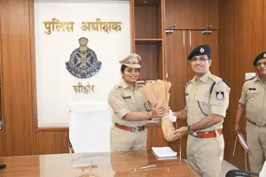 सीहोर की नई कप्तान बनी सोनाक्षी सक्सेना संभाला कार्यभार
