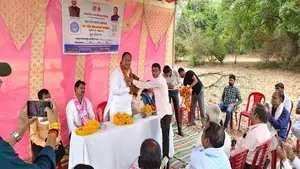 गुना: कूनो नदी के उद्गम स्थल पर 'जल गंगा संवर्धन अभियान' का आगाज, जल संरक्षण का लिया संकल्प।