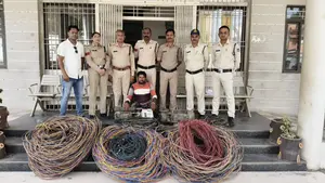 मुलताई पुलिस की बड़ी सफलता, मोटर वायर चोरी का खुलासा — आरोपी गिरफ्तार, ₹1.42 लाख का मशरूका बरामद
