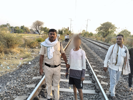 डायल-112 की सतर्कता से बची किशोर की जान, 3 किलोमीटर दौड़कर रेलवे ट्रैक से सुरक्षित निकाला