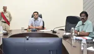 जिले के किसानों संग कलेक्टर ने ली बैठक