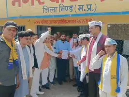  आम आदमी पार्टी, भिंड दिनांक : 20 मई 2026  फ़ूफ नगर परिषद में भेदभावपूर्ण अतिक्रमण कार्रवाई के विरोध में आम आदमी पार्टी ने सौंपा ज्ञापन