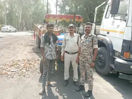 अवैध खनिज परिवहन पर खनिज विभाग की बड़ी कार्रवाई, चार वाहन जब्त