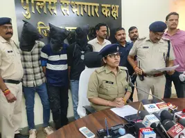 *महिला के गले से मंगलसूत्र लूटने वाले तीनों आरोपी मात्र 06 घंटे में गिरफ्तार*   *गुना पुलिस की त्वरित कार्यवाही से सुलझी मंगलसूत्र स्नेचिंग 