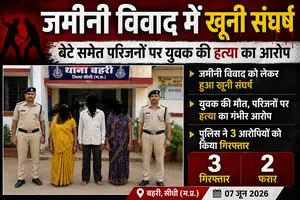 जमीनी विवाद में खूनी संघर्ष: बेटे समेत परिजनों पर युवक की हत्या का आरोप, 3 गिरफ्तार, 2 फरार