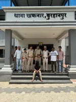 खकनार पुलिस के हत्थे चढ़ा अवैध हथियार सप्लायर 5 हजार का इनामी...
