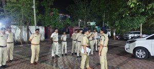 अहमदपुर थाने का नवागत पुलिस अधीक्षक द्वारा औचक निरीक्षण