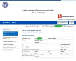 अहमदपुर के प्रतीत चांडक का IIMC नई दिल्ली में चयन*