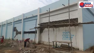 बिरसिंहपुर पाली बस स्टैंड निर्माण पर उठे सवाल: दीवारों में दरारों से गहरा संकट