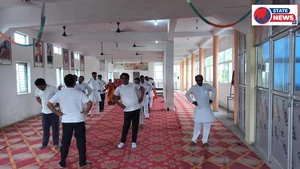 सरस्वती शिशु मंदिर केसली में 12वें योग दिवस की धूम, विद्यार्थियों और आचार्यों ने किया सामूहिक योग 