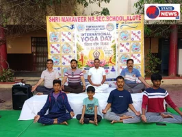 योग से स्वस्थ जीवन का संदेश, श्री महावीर विद्यालय में उत्साह से मना अंतर्राष्ट्रीय योग दिवस