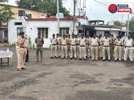 मोहर्रम को शांतिपूर्ण ढंग से संपन्न कराने के लिए आगर मालवा पुलिस का व्यापक सुरक्षा बंदोबस्त