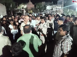 ताजिया और हाइड्रेशन लाइन की टक्कर से हड़कंप