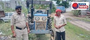 बिना अभिवहन पास गिट्टी डस्ट का अवैध परिवहन करते ट्रैक्टर-ट्रॉली जब्त, खनिज विभाग की कार्रवाई तेज