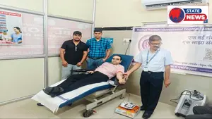 पन्ना: चिकित्सक दिवस पर जिला चिकित्सालय में रक्तदान शिविर, 22 यूनिट रक्त का हुआ संग्रह