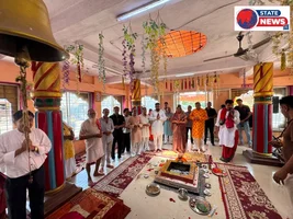 अच्छी बारिश और खुशहाली की कामना से गूंजा मानकामनेश्वरी धाम, 108 सुंदरकांड...