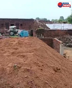 भेलसी में न्यायालय के आदेश को खुली चुनौती, निर्माण जारी  राजस्व...