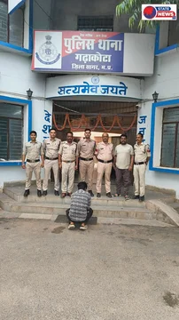 गढ़ाकोटा पुलिस की बड़ी कार्रवाई: हत्या के प्रयास का फरार आरोपी गिरफ्तार,...