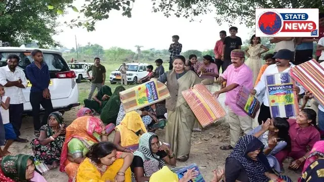 सतना में बाढ़ प्रभावित गांवों का राज्यमंत्री श्रीमती प्रतिमा बागरी ने किया...