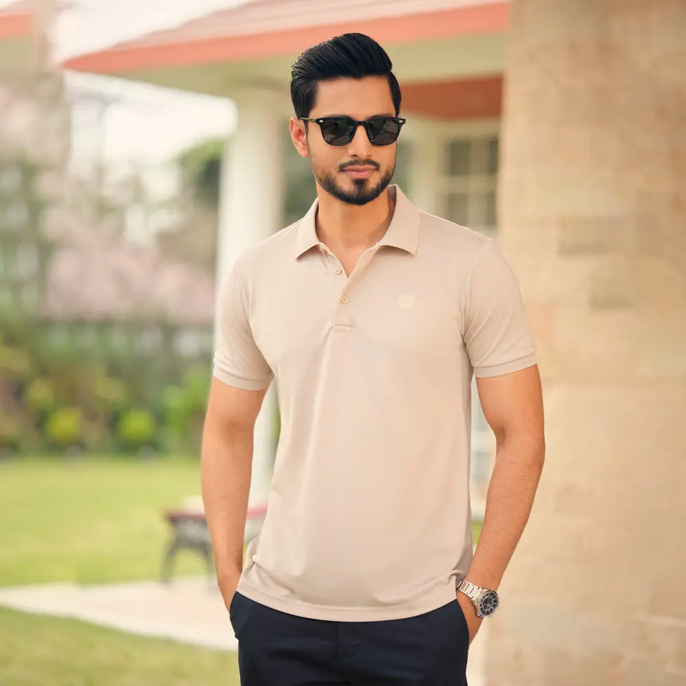 Blush Pink Polo Shirt