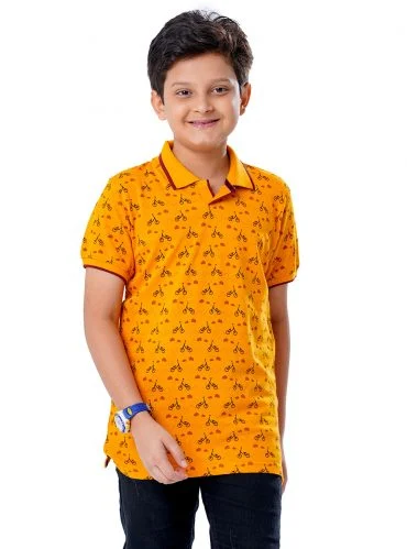 Golden Print Kids Polo