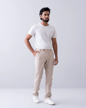 Ivory Cream Chino Pant