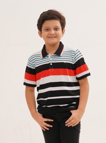 Urban Stripe Kids Polo