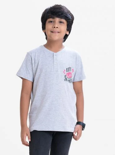 Grey Blossom Kids T-Shirt