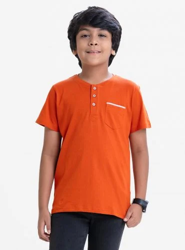 Sunset Orange Kids T-Shirt