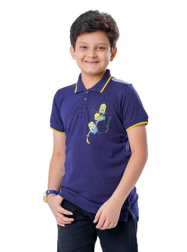 Purple Vibe Kids Polo