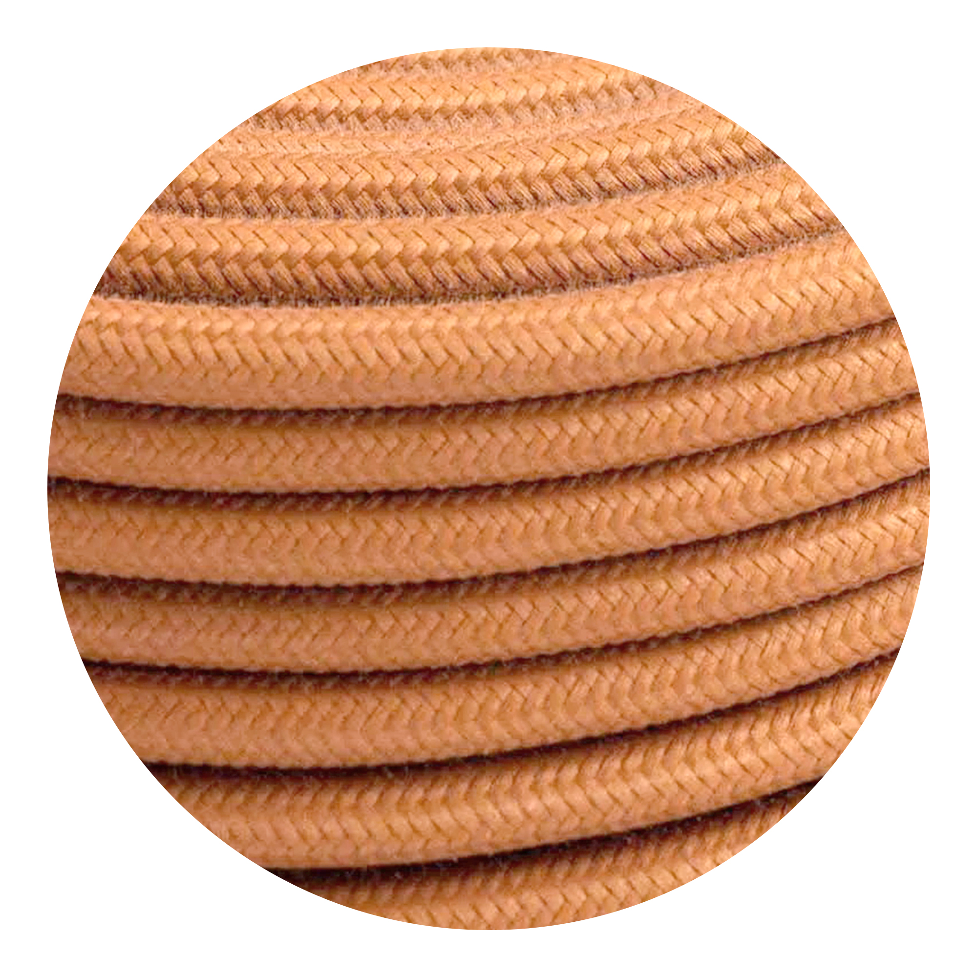 Stoff-Kabel 5 M – 3-adrig, Verdrillt, 0,75 Mm, Vintage-Farben, Für Lampen & Beleuchtung (UK-Standard)