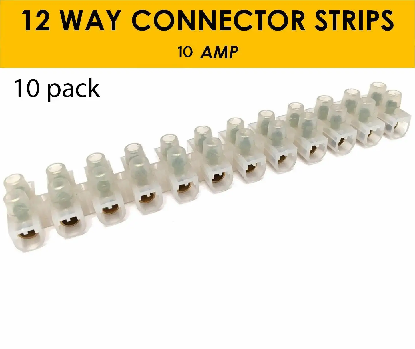 Conectores Eléctricos Bloque de Alambre Abrazadera Terminal Cable 240V Reutilizable 12 Vías Reino Unido - Imagen 7 de 12