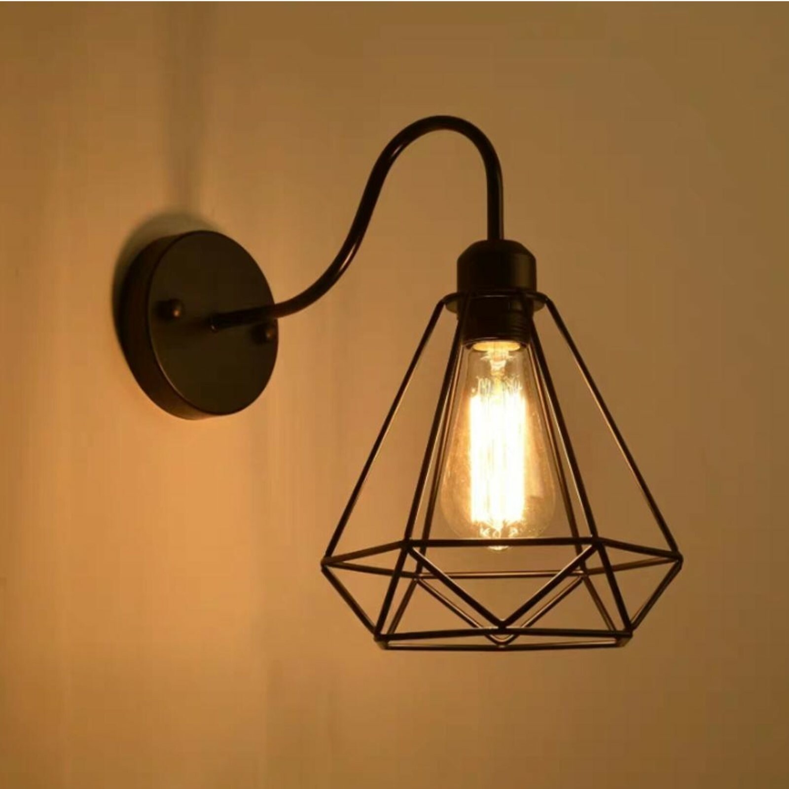 fabric cable plug in lamp