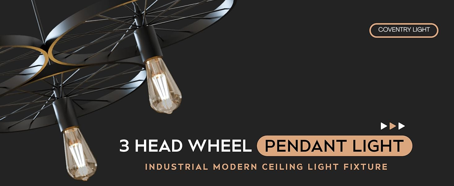 Wheel Pendant light