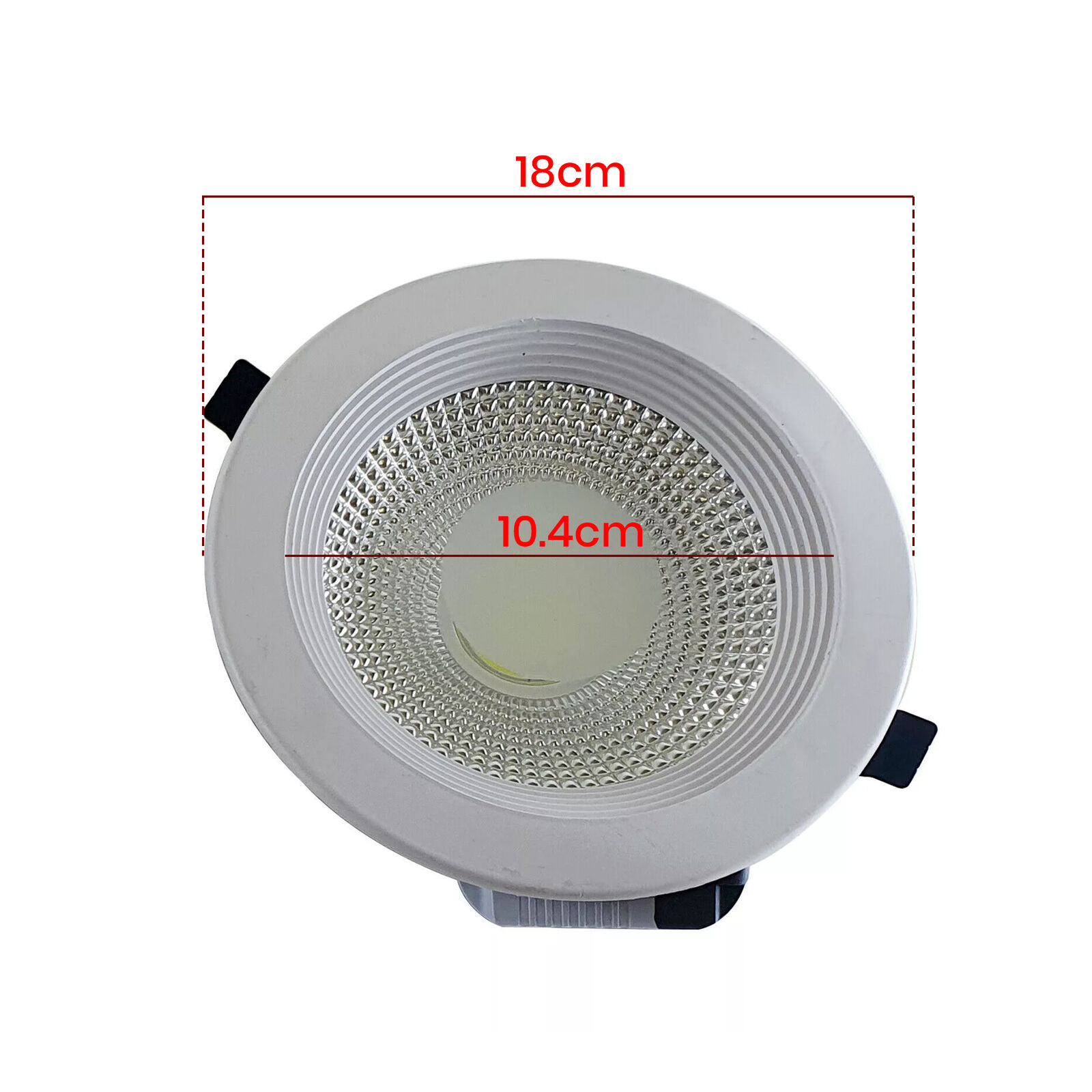 Luz empotrada LED redonda de techo plano ultradelgada blanca fría 10/15/30 W - Imagen 40 de 48