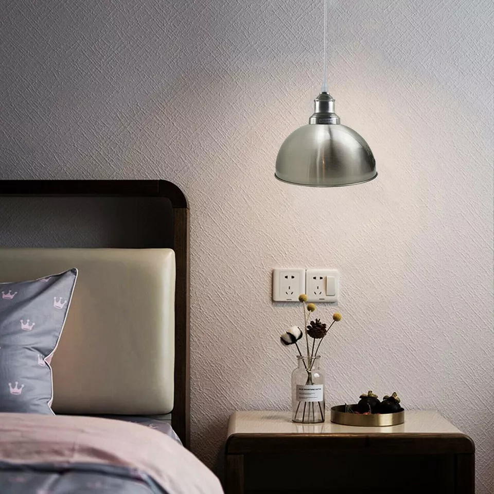 Pendelleuchte Industrie Retro Schirm Hängelampen Deckenleuchten Stil Metalllampe - Bild 13 von 14