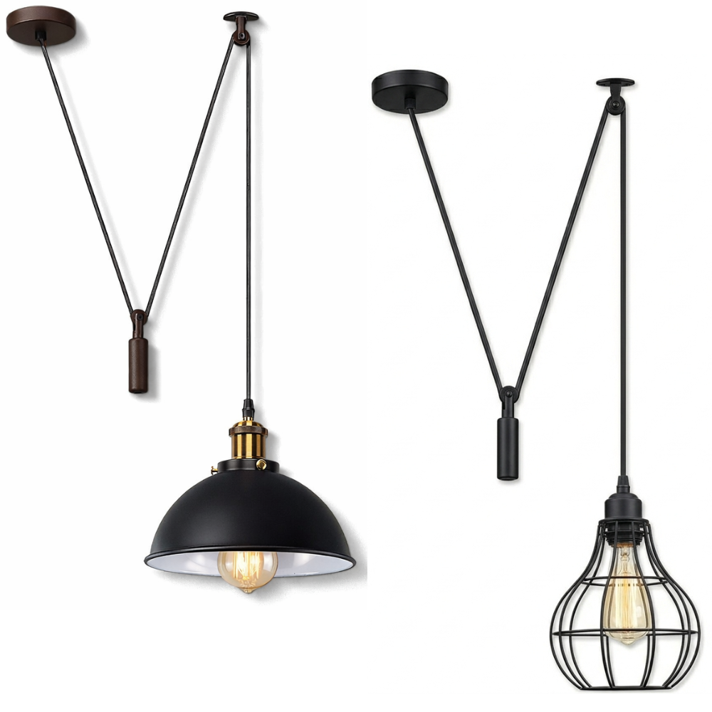 Vintage Industrial Metal Ceiling Pendant Shade Modern Hanging Retro Lamp E27