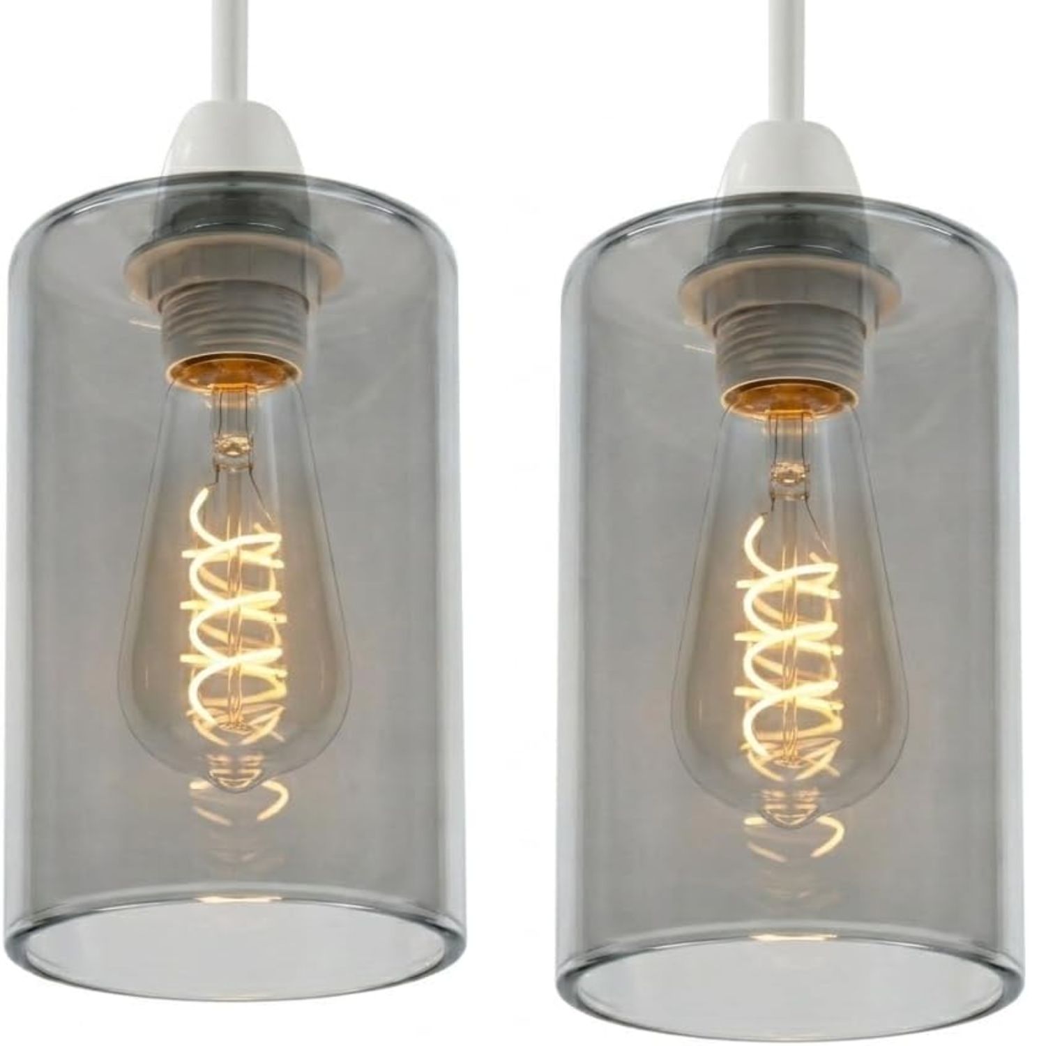 Clear Glass Lamp Shade Small Cylinder