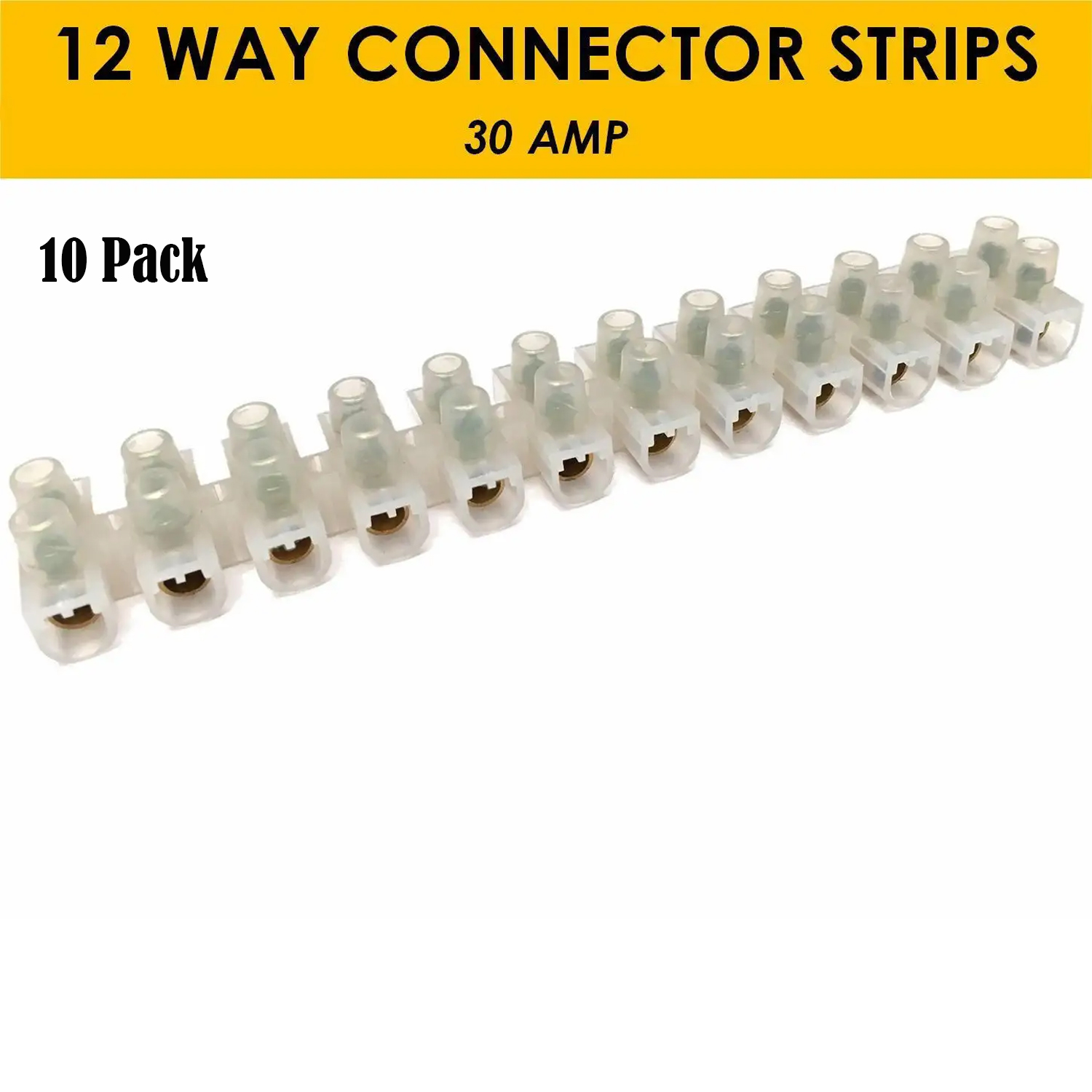 Conectores Eléctricos Bloque de Alambre Abrazadera Terminal Cable 240V Reutilizable 12 Vías Reino Unido - Imagen 9 de 12