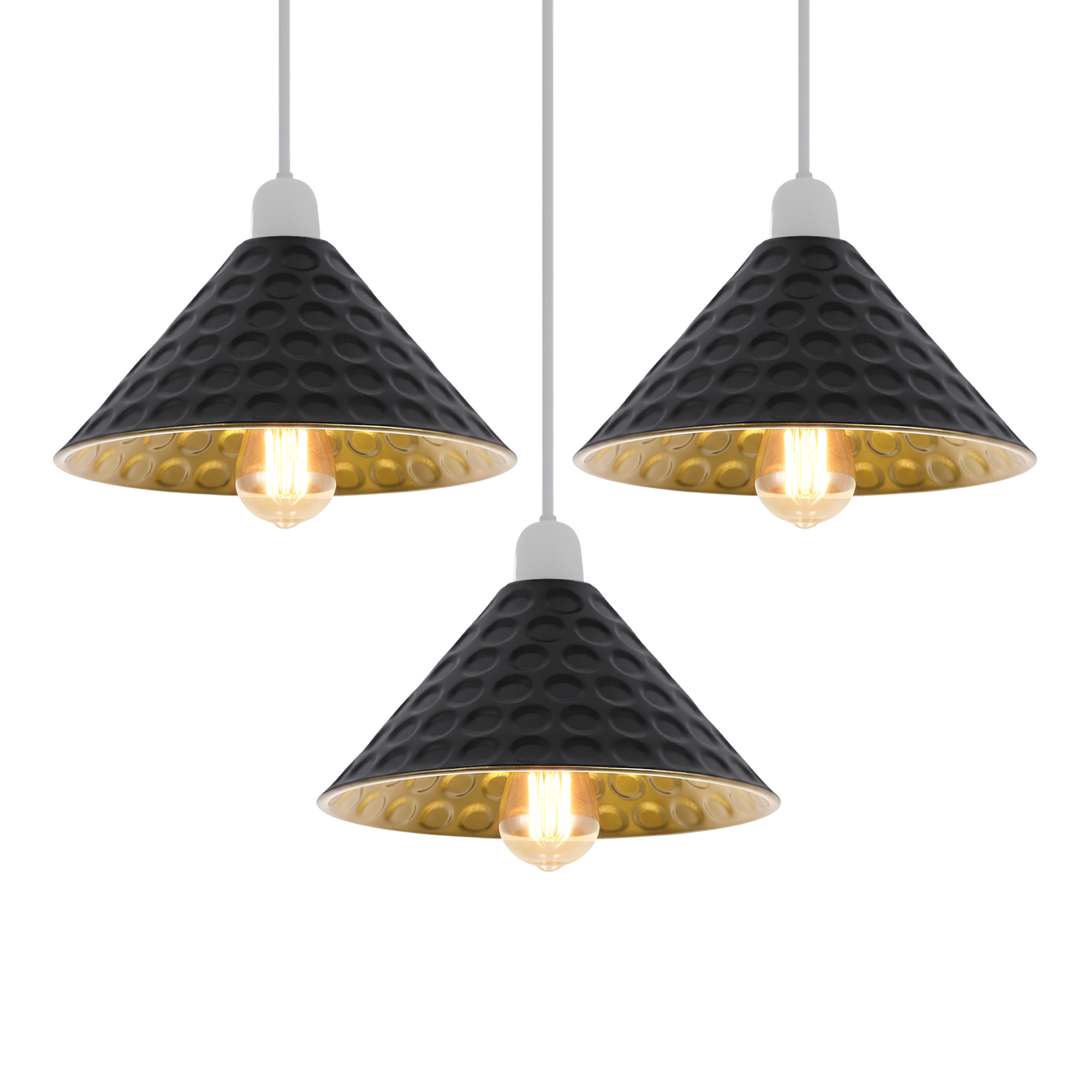 Black Cone Lamp Shade