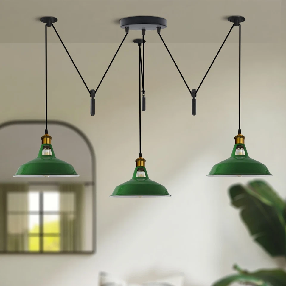 Vintage ceiling Vintage Industrial Ceiling Pendant Light Metal Shade Black Hanging Retro Lampight metal lampshade UK