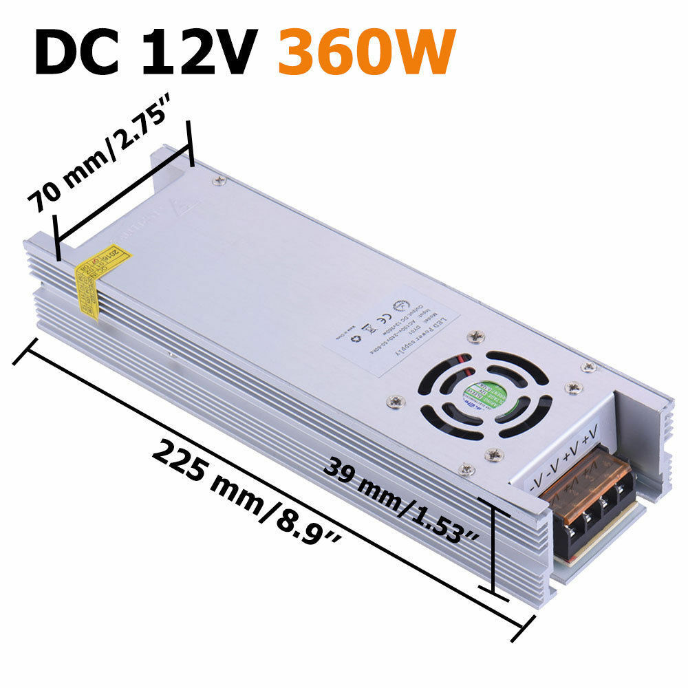 LED Driver Power Supply Transformer AC 240V - DC 12V for LED Strip Light CCTV - Picture 18 of 22