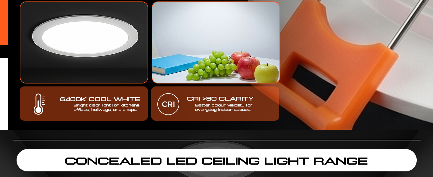 Ultra Slim Round LED Ceiling Downlight Recessed Flat Panel Light