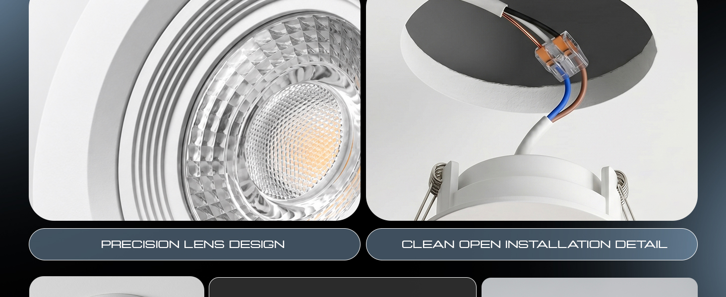 3 Pack 7W Recessed LED Ceiling Spot Lights Downlights Surface Mount