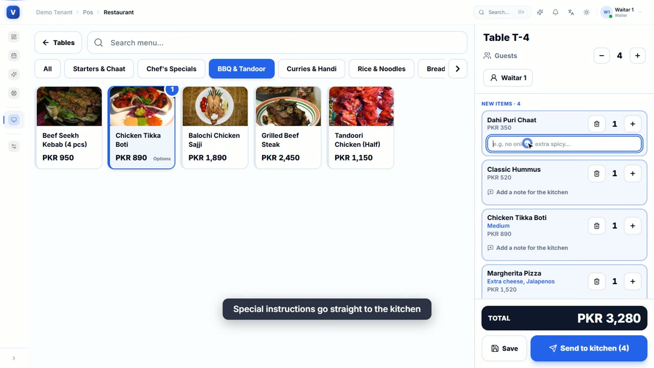 Restaurant demo thumbnail